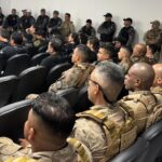 Reunião de alinhamento antes da operação integrada, em Imperatriz, na sexta-feira (10)