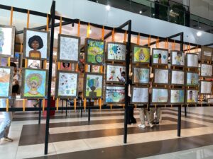 A Exposição de Desenhos Afro iniciou no dia 10 de abril e fica exposto para votação até 18 de abril.